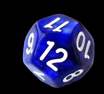 12-sided dice